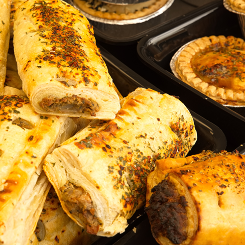 Pies and Pastries at Walsh Family Butchers in Coleham, Shrewsbury